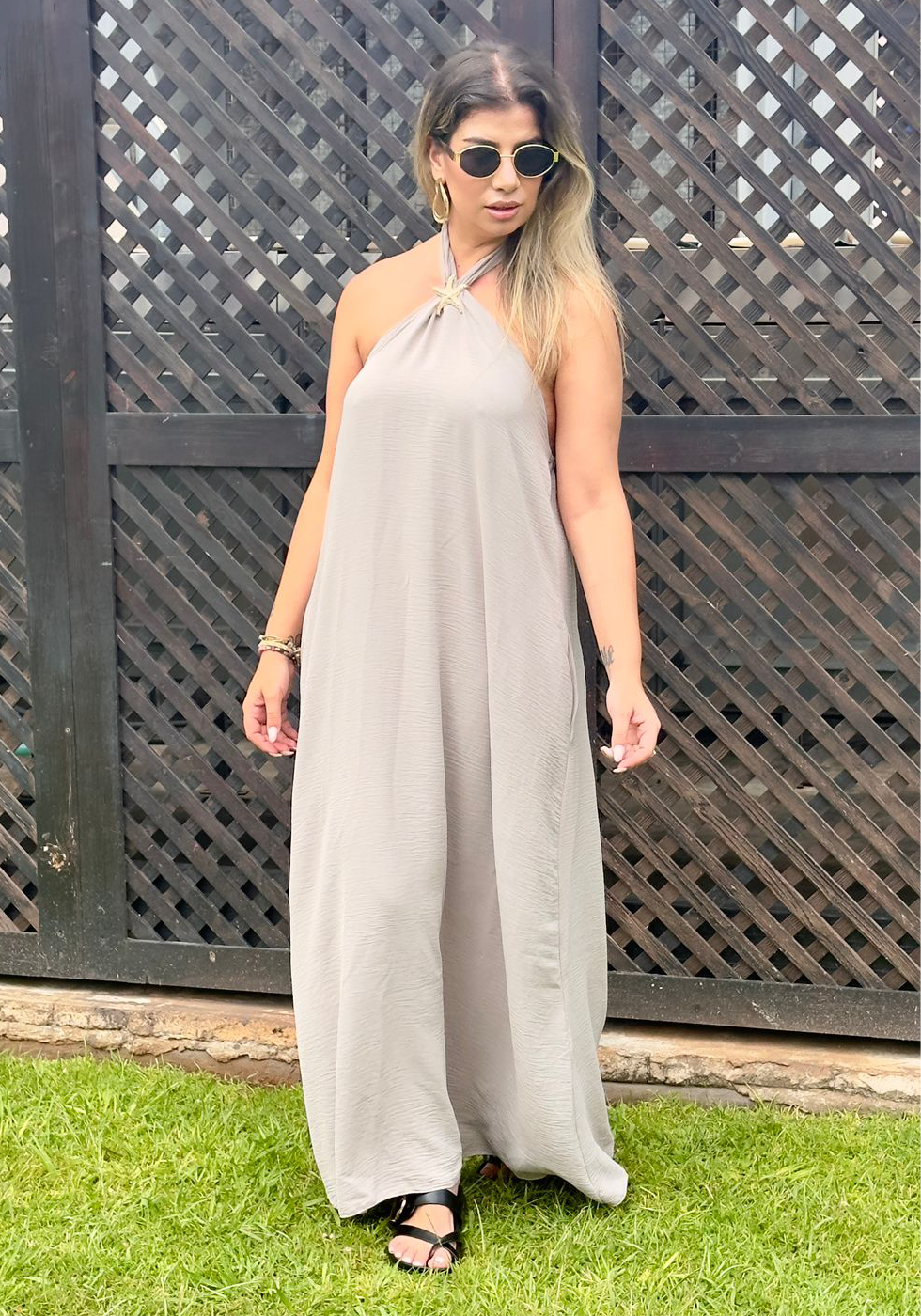 Vestido Maiorca Bege