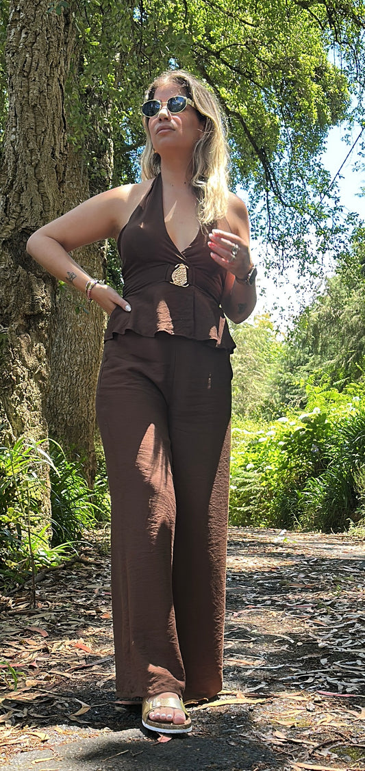 Conjunto Milão Castanho