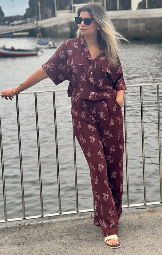 Conjunto Portofino Bordeaux