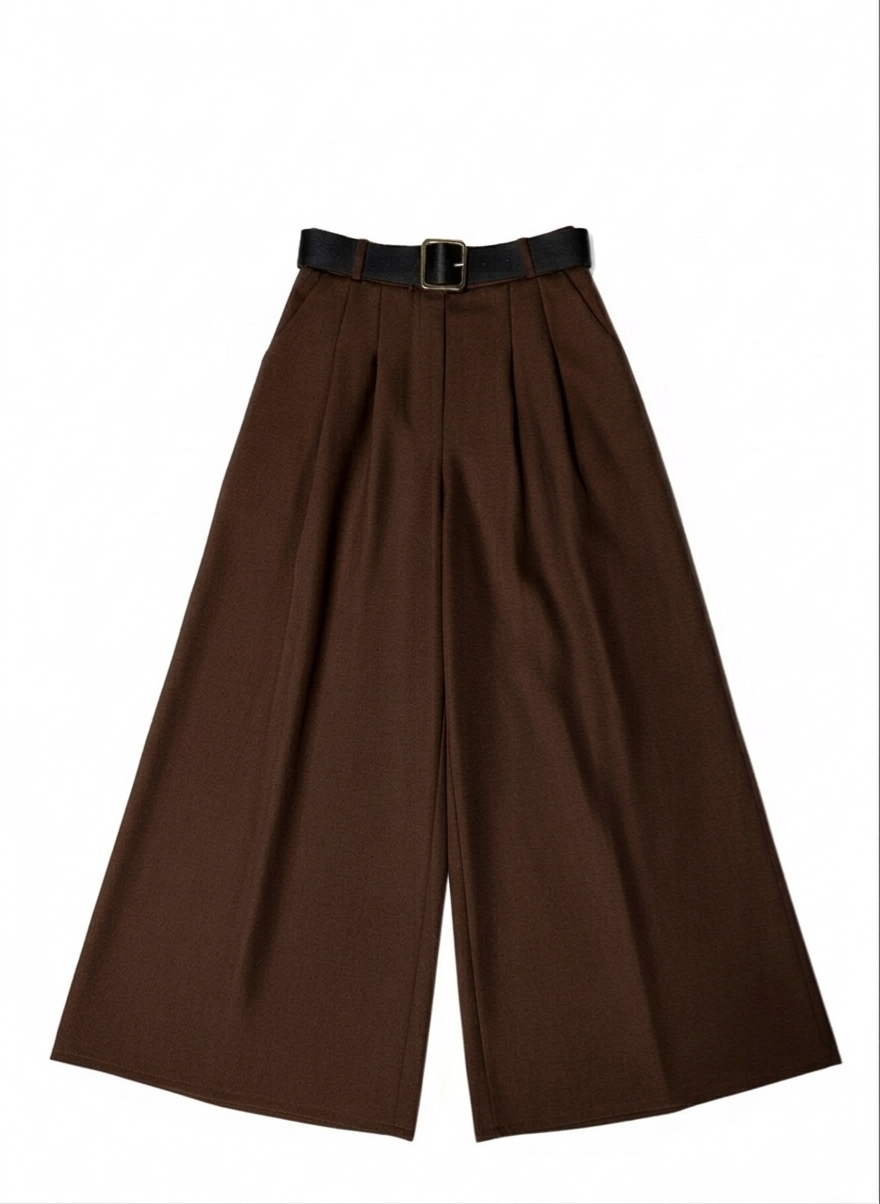 Calça Pantalona com cinto