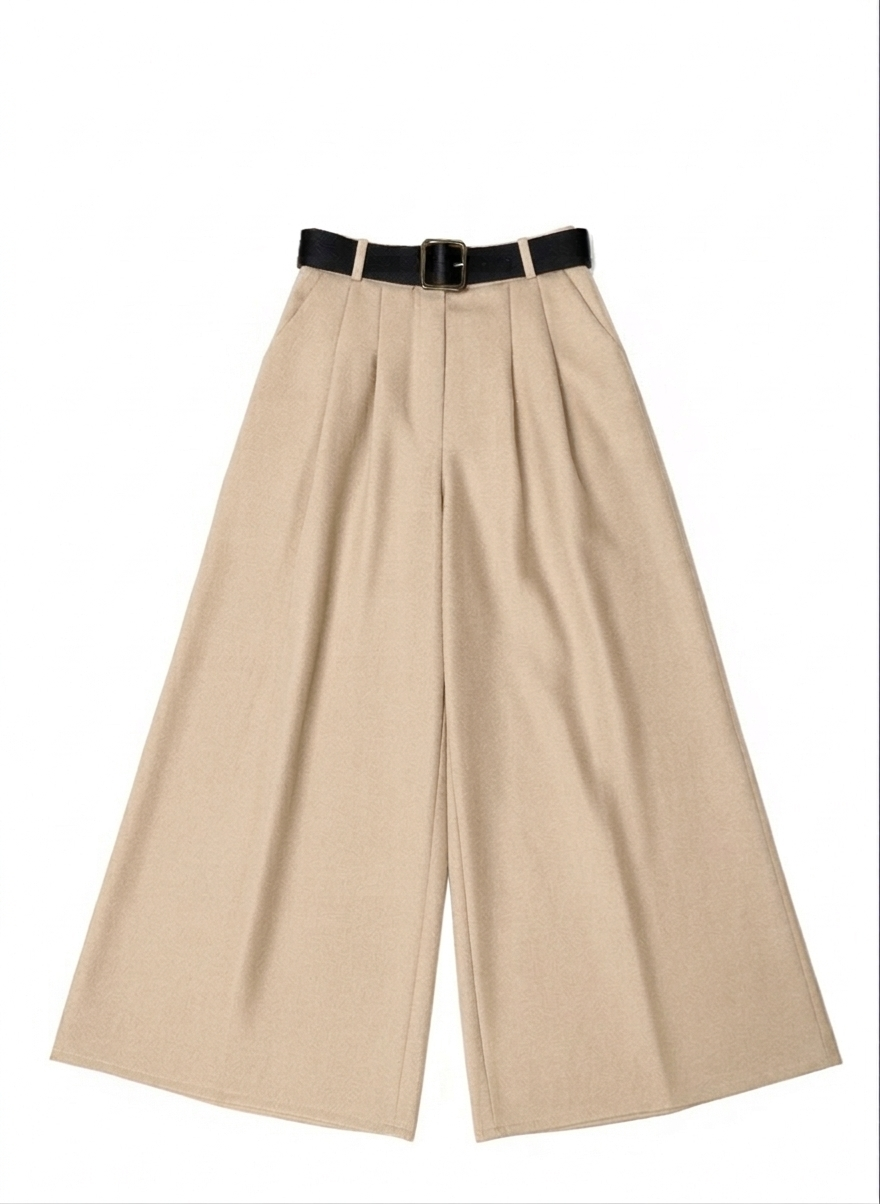 Calça Pantalona com cinto